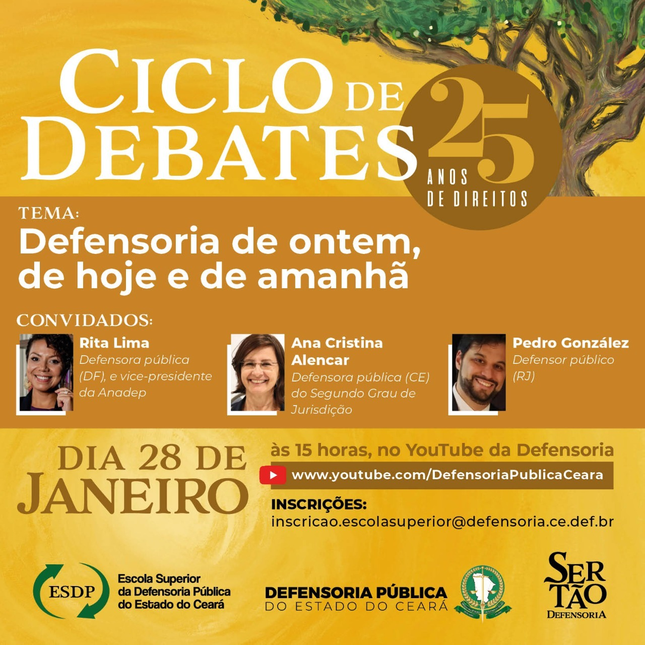 Ciclo de debates: Defensoria de ontem, de hoje e de amanhã