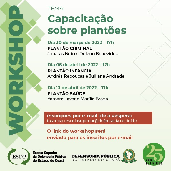 Workshop Capacitação sobre Plantão Infância